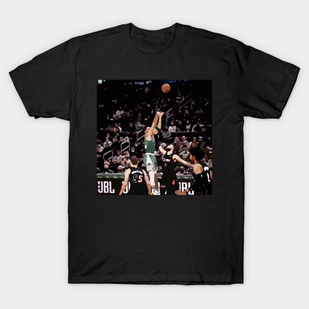 Jason Tatum Jumpshot T-Shirt by Playful Creatives